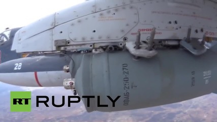 Syria: Russian MoD releases footage of airstrikes in Syria