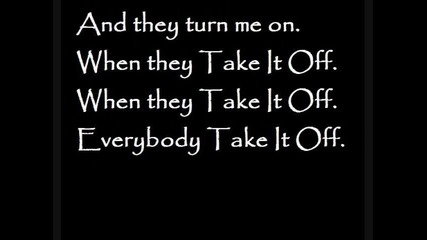 kesha take it off lyrics