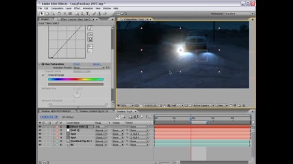 Adobe After Effects - Day to Night Conversion