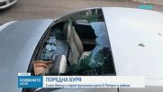 „За секунди стана като ураган“: Буря повали дървета и блокира пътища край Петрич