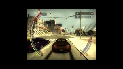 Nfs Most Wanted - Drag With Porsche Turbo S And Porche Carrera Gt 