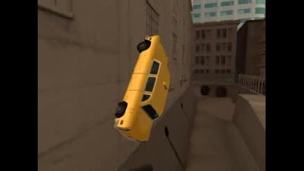 Gta San Andreas Stunting Tutorials Taxi wallclimb