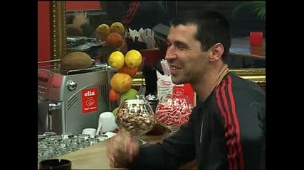 Big Brother F - Цветелин не е на себе си от както видя Ванеса голям смях ! 29.03.2010 