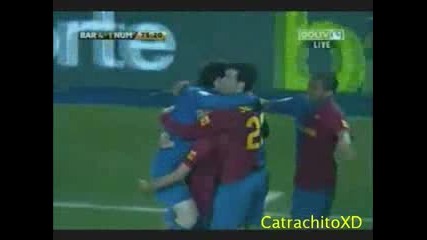 Barcelona Vs Numancia 4 - 1