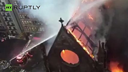 Blaze Engulfs Manhattan Cathedral Following Orthodox Easter Celebration