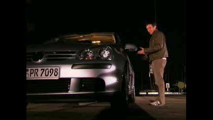 Top Gear - Ричард Хамънд,  поразен от мълния в Голф 5