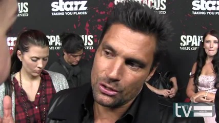 Manu Bennett (_crixus_) on Spartacus Season 3 (starz)