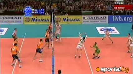 Волейбол: България 3 - 0 Холандия (04.07.2010)