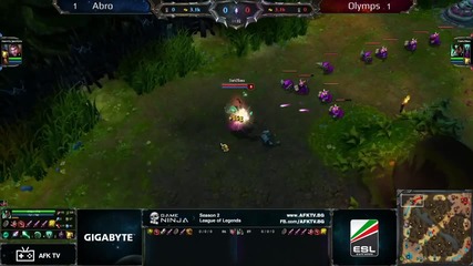 Game Ninja: Lol 1vs1 3/4 място Justabro vs Olymps игра 3