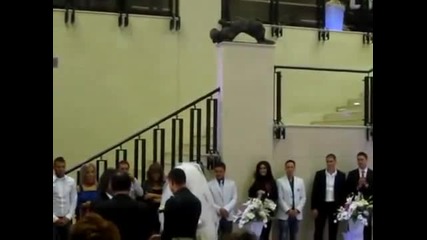 Кадри от сватбата на Лозанова и Божинов