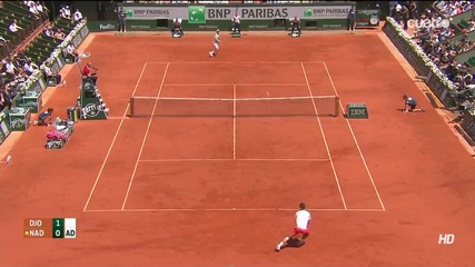 Nadal vs Djokovic - Roland Garros 2013 - Hot Shot [1]