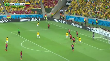 04.07.14 Бразилия - Колумбия 2:1 *световно първенство Бразилия 2014 *
