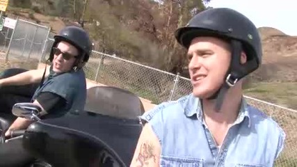 Two Dudes On A Motorcycle