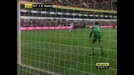 Manchester United vs. Tottenham (1 - 1 с голове на Бербатов и Тевес)