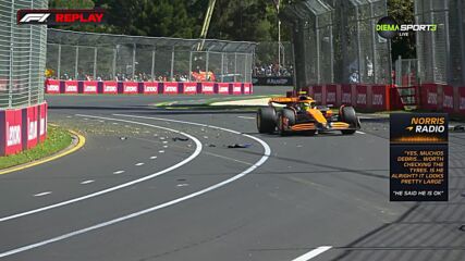 Забавен момент с Ландо Норис в Гран При на Австралия