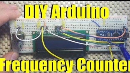 arduino powered frequency counter