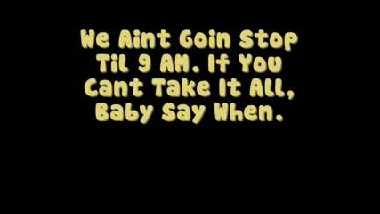 Chris Brown - No Bullshit (lyrics On Screen) 
