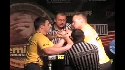 Dzambolat Tsoriev, Rus vs. Raimonds Antonovics, Lat - Nemiroff 2010 (left; - 95kg) 