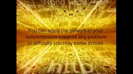 The subconscious Mind 