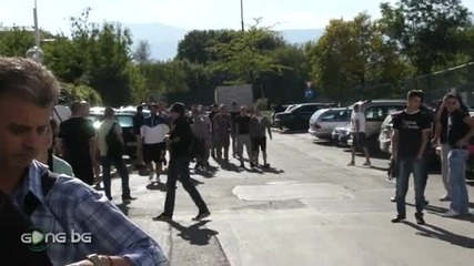 Феновете на Цска подкрепиха Стоичков