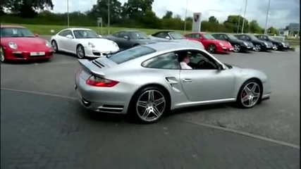Parking a Porsche 911 997 Turbo