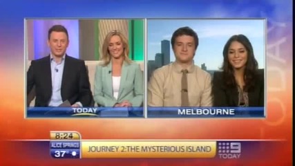 Today interview - Josh Hutcherson and Vanessa Hudgens