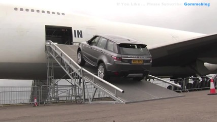 Шофиране на Range Rover в Boeing 747 !