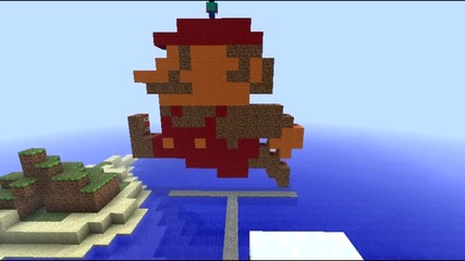 Minecraft blow up Super Mario !! :d