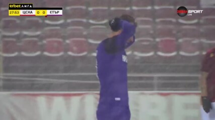 Етър на два пъти бе много близо до поведе, но не успя