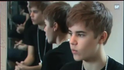 Интерю на Justin Bieber в Цюрих, Швейцария 08.04.2011