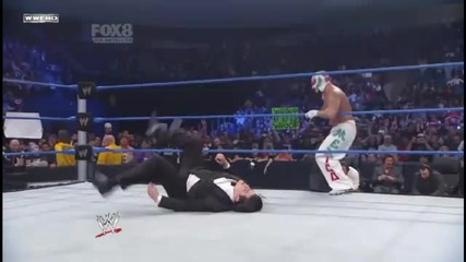 Rey Mysterio hits the 619 on Ricardo Rodriguez