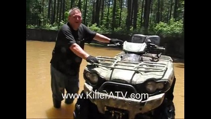 racing 0n Yamaha Grizzly