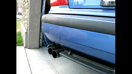 звук E36 M3 modified stock exhaust 