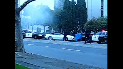 Жена върти гуми при опит за бягство от полицията 