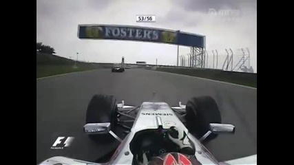 Kimi Raikonen crash on Sepang 2006