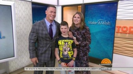 John Cena is surprised on NBC's "Today" by Nick "The Stitch"