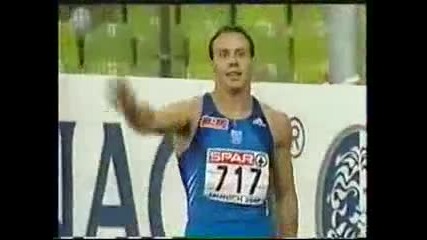 Kostas Kenteris - 200m 2002 European Champion 