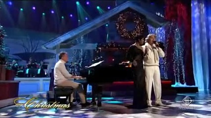 /превод/ Andrea Bocelli e Natalie Cole - Christmas song live 2009