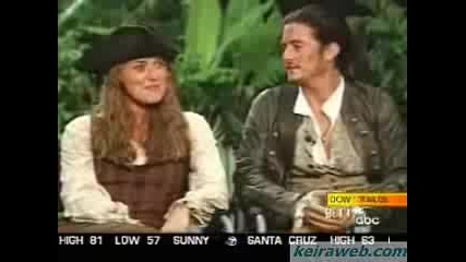 Keira And Orlando - Interview
