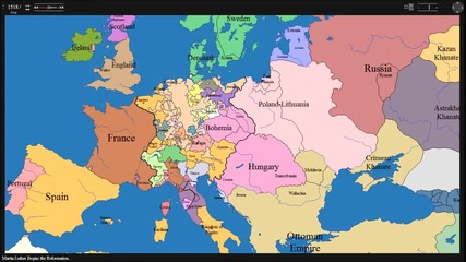 Как се е променила европа през вековете ;хх