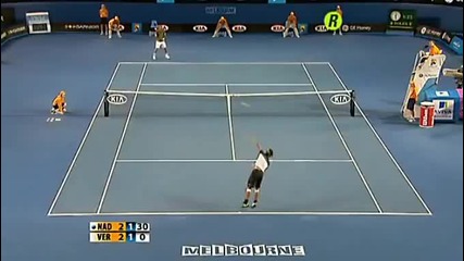 Nadal - Verdasco, Australian Open 2009 Semi-final Highlights part 2/2