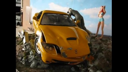 maket na katastrofa na ferrari
