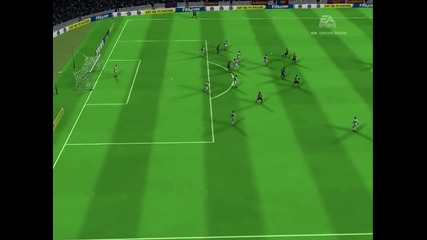 Красив гол на A.iniesta на Fifa 10 