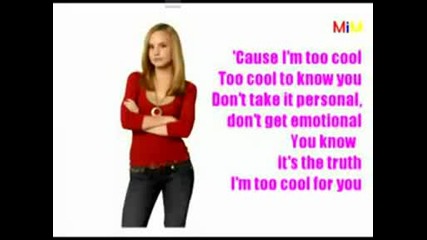Too Cool - Camp Rock Intrumental
