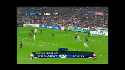 Реал надигра Милан , Реал - Милан 2 - 0 