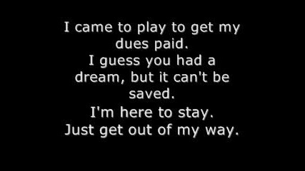 I Came to Play (lyrics)