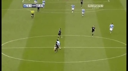 Man City 5 - 1 Birmingham (goal Adebayor)