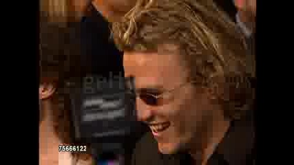 Heath Ledger on premier on The Patriot - `` ; - p &x