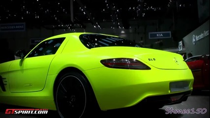 Mercedes Sls Amg E - Cell - Geneva 2011