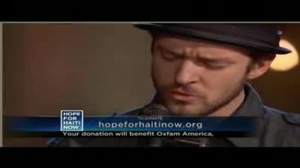 Justin Timberlake & Matt Morris - Hallelujah (hope for Haiti Now)